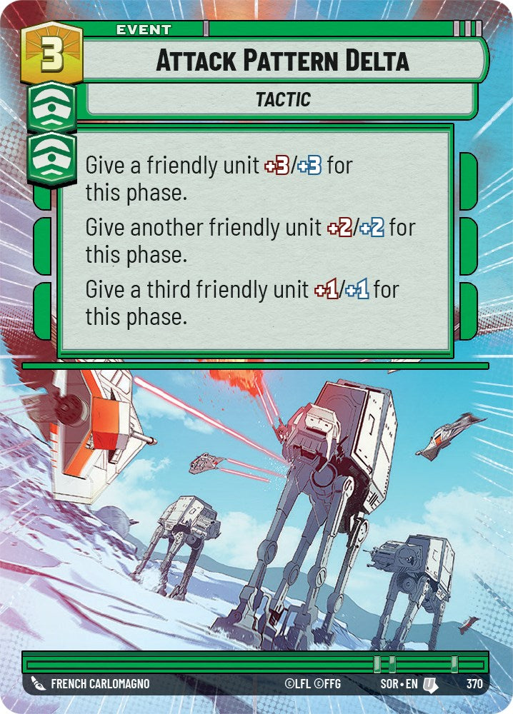 Attack Pattern Delta (Hyperspace) (370) [Spark of Rebellion] | Galactic Gamez