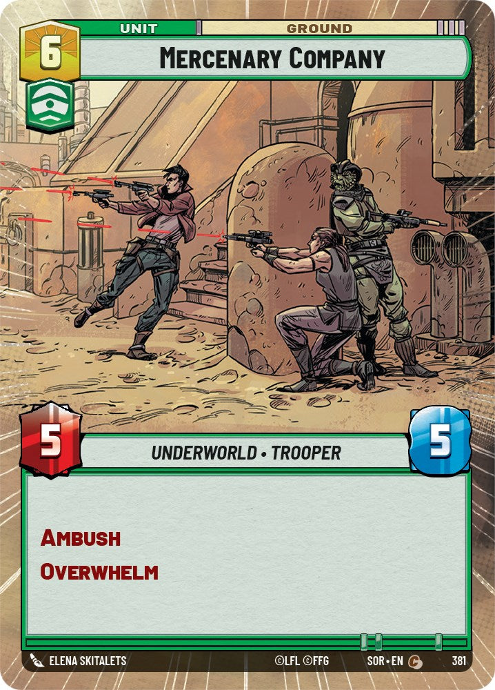 Mercenary Company (Hyperspace) (381) [Spark of Rebellion] | Galactic Gamez