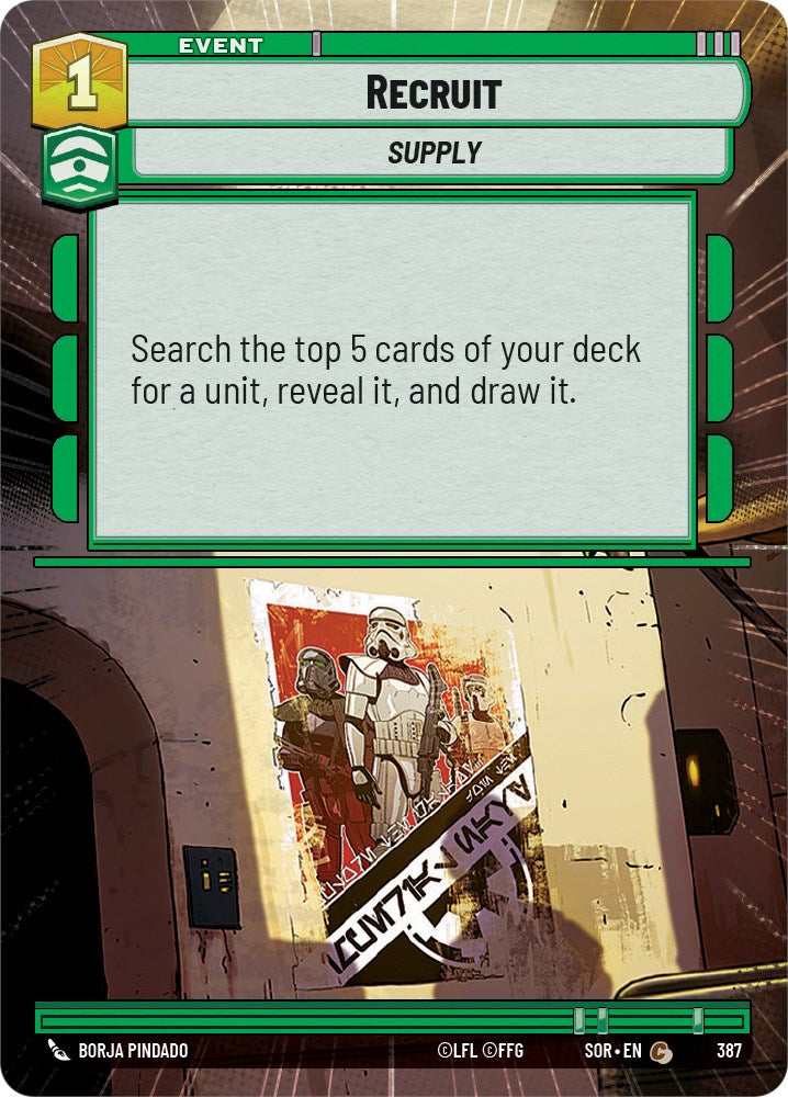 Recruit (Hyperspace) (387) [Spark of Rebellion] | Galactic Gamez