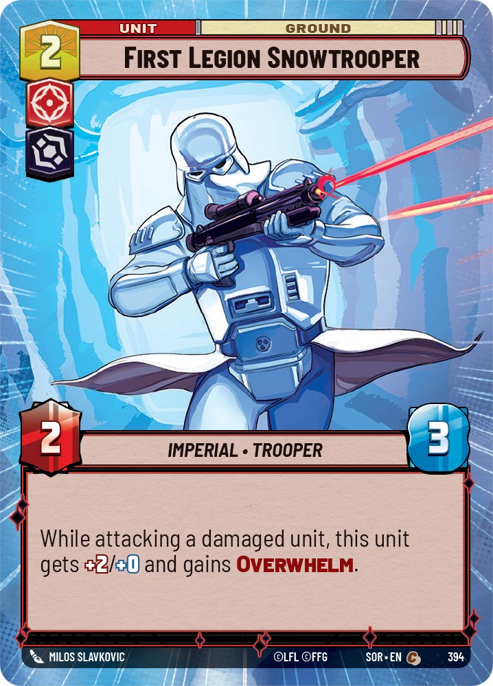 First Legion Snowtrooper (Hyperspace) (394) [Spark of Rebellion] | Galactic Gamez