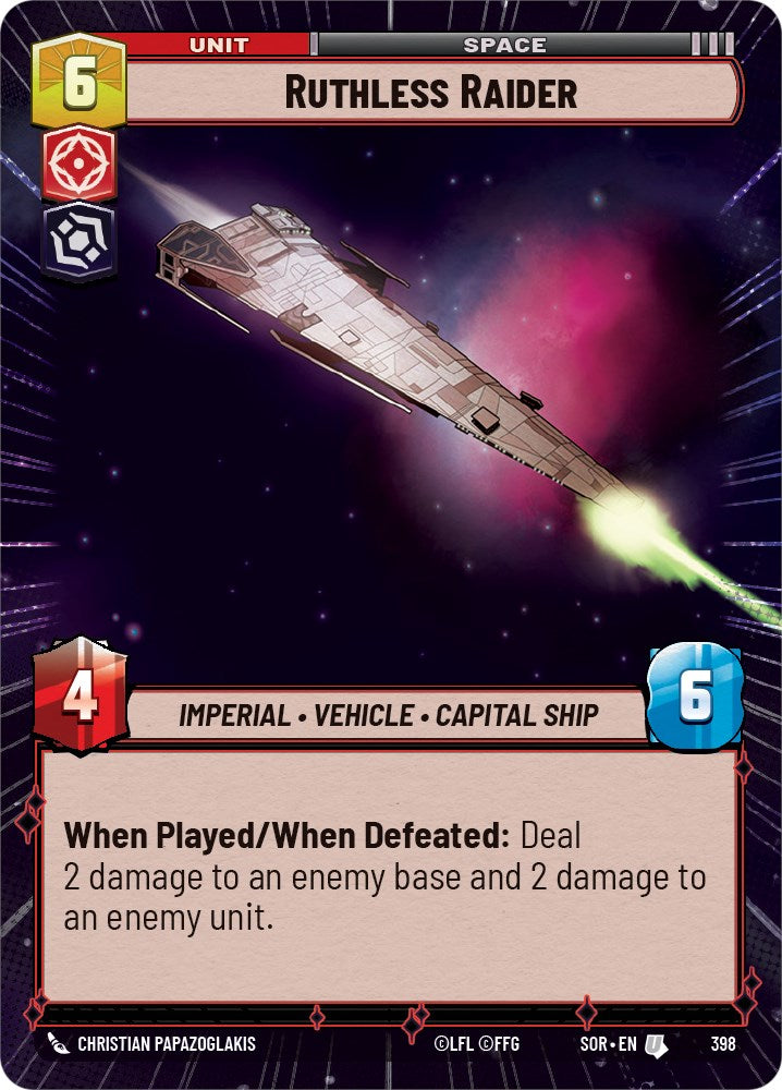 Ruthless Raider (Hyperspace) (398) [Spark of Rebellion] | Galactic Gamez