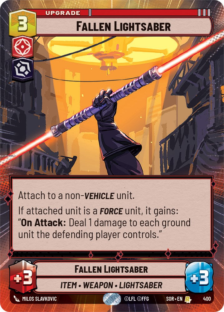 Fallen Lightsaber (Hyperspace) (400) [Spark of Rebellion] | Galactic Gamez