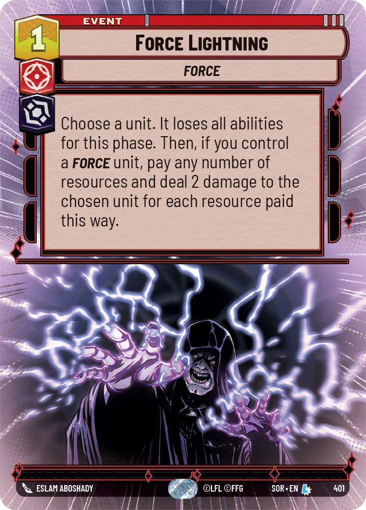 Force Lightning (Hyperspace) (401) [Spark of Rebellion] | Galactic Gamez