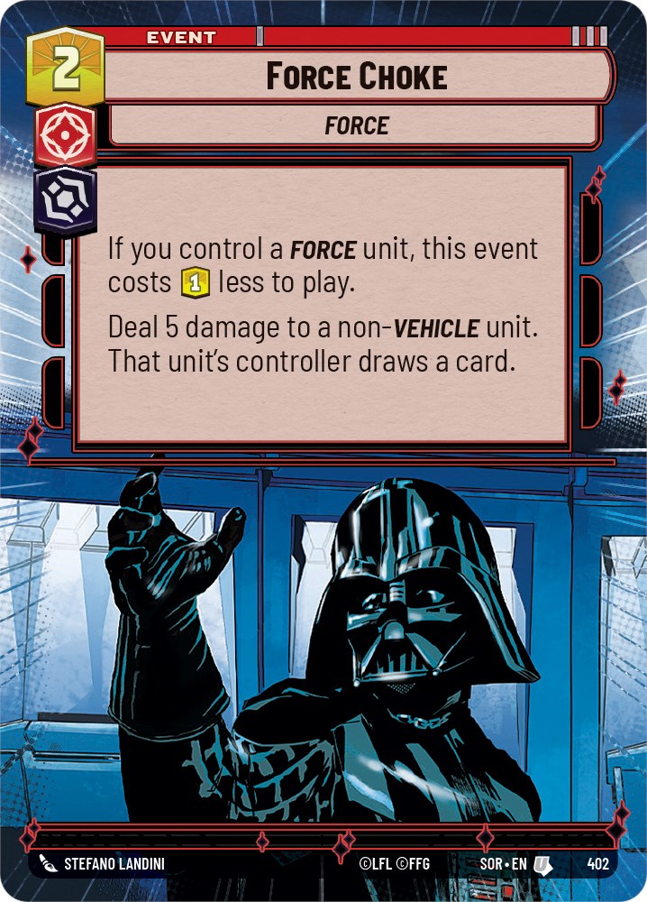 Force Choke (Hyperspace) (402) [Spark of Rebellion] | Galactic Gamez