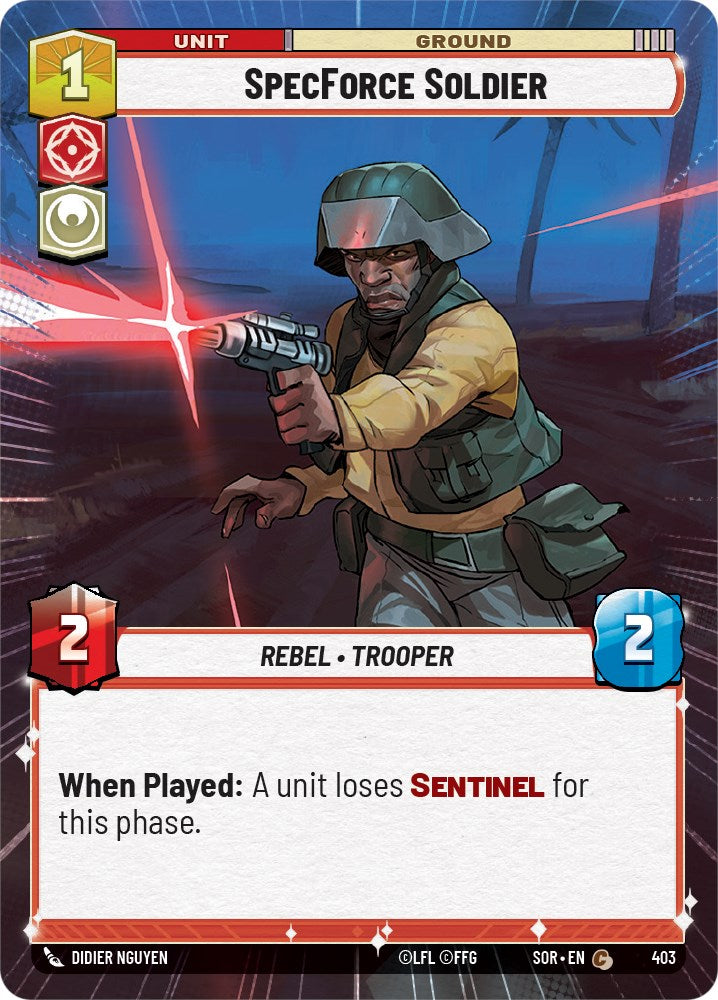 SpecForce Soldier (Hyperspace) (403) [Spark of Rebellion] | Galactic Gamez