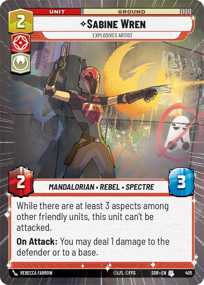 Sabine Wren - Explosives Artist (Hyperspace) (405) [Spark of Rebellion] | Galactic Gamez