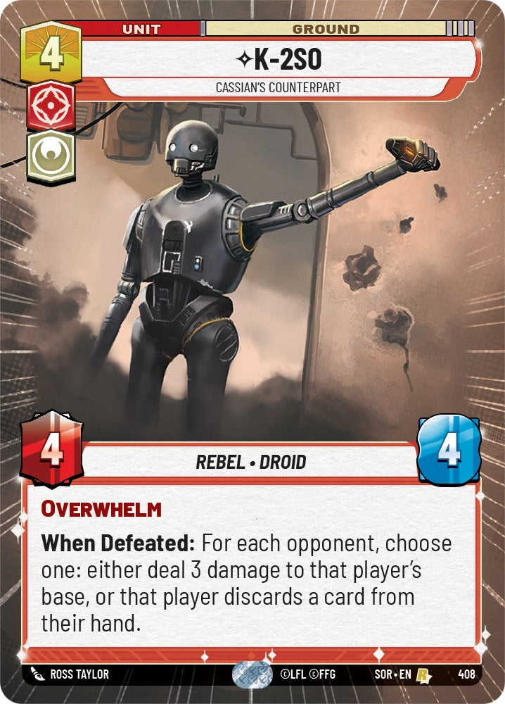 K-2SO - Cassian's Counterpart (Hyperspace) (408) [Spark of Rebellion] | Galactic Gamez