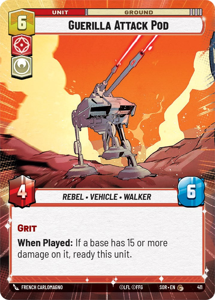 Guerilla Attack Pod (Hyperspace) (411) [Spark of Rebellion] | Galactic Gamez