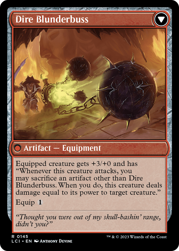 Dire Flail [The Lost Caverns of Ixalan] | Galactic Gamez