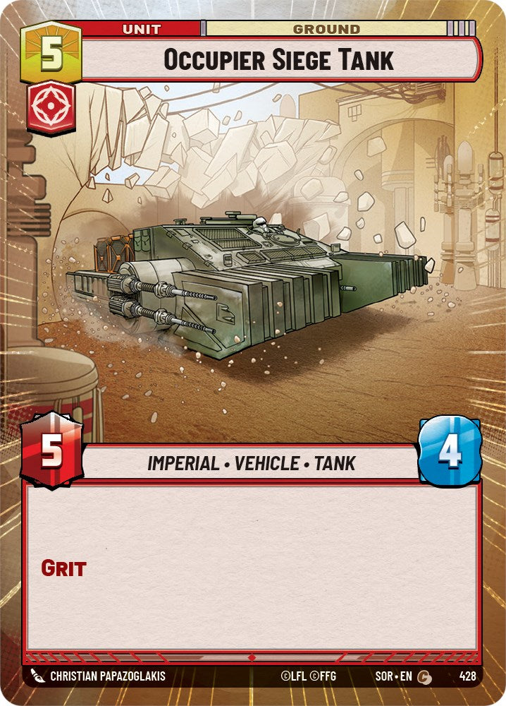 Occupier Siege Tank (Hyperspace) (428) [Spark of Rebellion] | Galactic Gamez