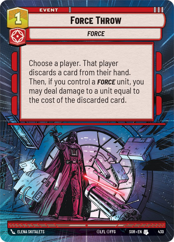 Force Throw (Hyperspace) (430) [Spark of Rebellion] | Galactic Gamez