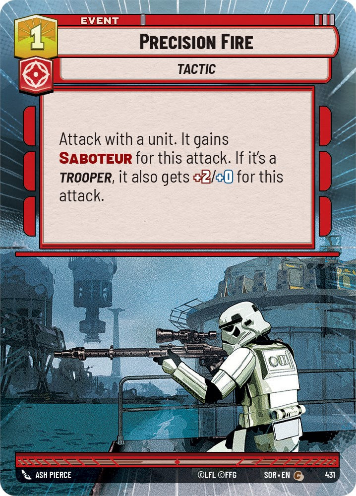 Precision Fire (Hyperspace) (431) [Spark of Rebellion] | Galactic Gamez