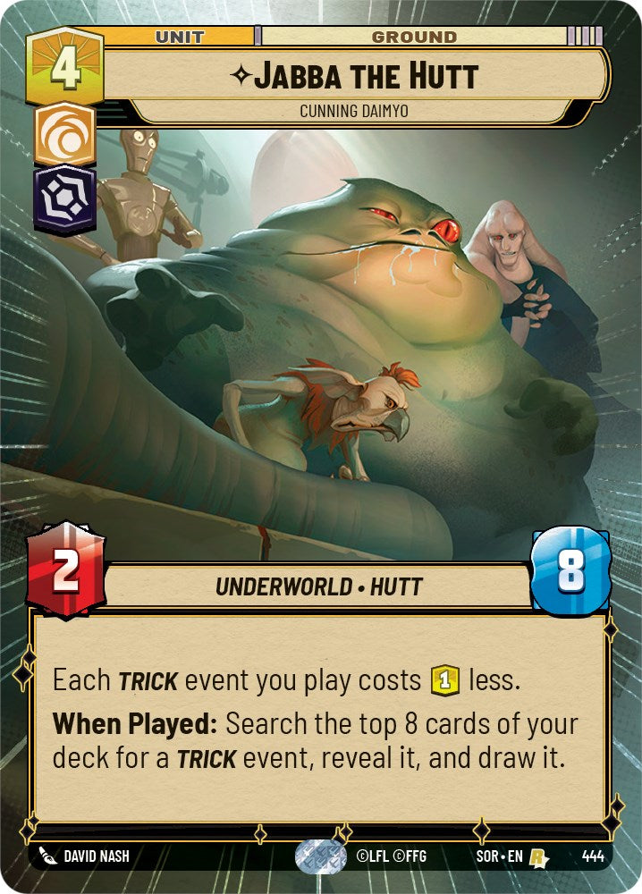 Jabba the Hutt - Cunning Daimyo (Hyperspace) (444) [Spark of Rebellion] | Galactic Gamez