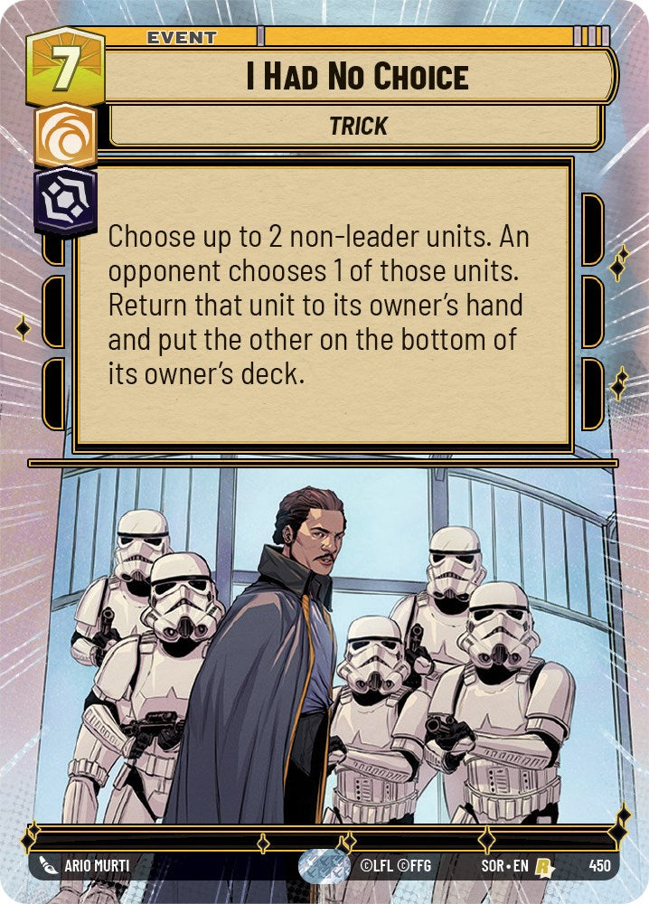 I Had No Choice (Hyperspace) (450) [Spark of Rebellion] | Galactic Gamez