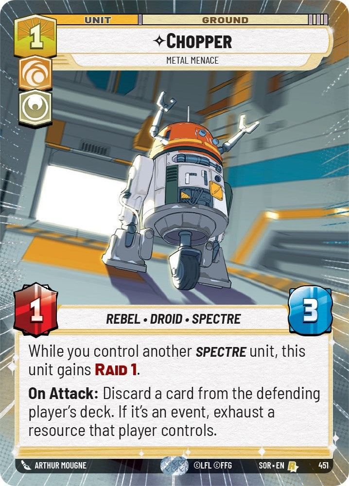 Chopper - Metal Menace (Hyperspace) (451) [Spark of Rebellion] | Galactic Gamez
