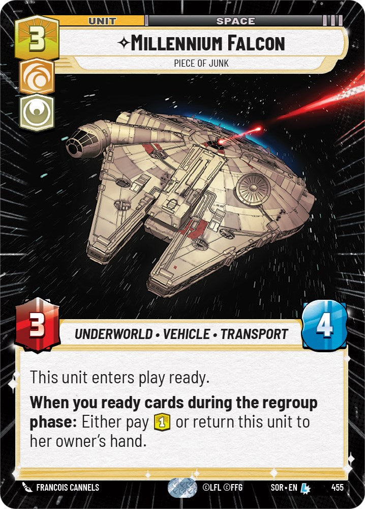 Millennium Falcon - Piece of Junk (Hyperspace) (455) [Spark of Rebellion] | Galactic Gamez