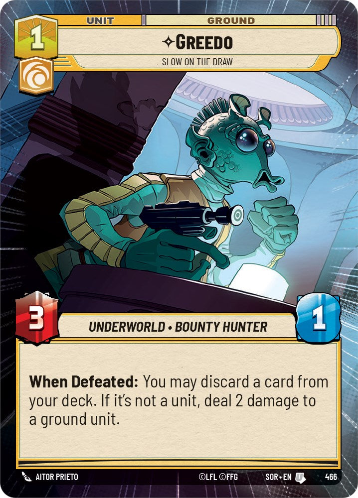 Greedo - Slow on the Draw (Hyperspace) (466) [Spark of Rebellion] | Galactic Gamez