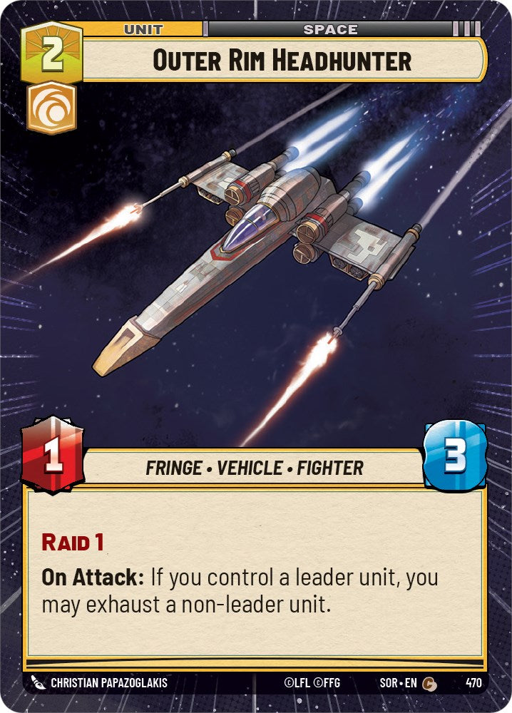 Outer Rim Headhunter (Hyperspace) (470) [Spark of Rebellion] | Galactic Gamez