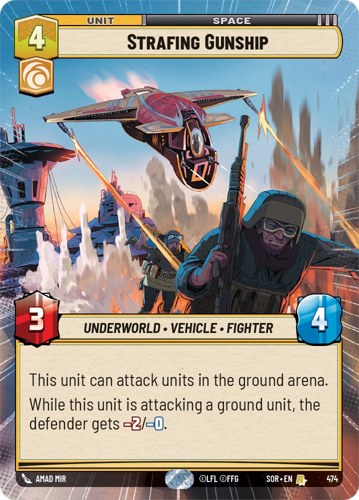 Strafing Gunship (Hyperspace) (474) [Spark of Rebellion] | Galactic Gamez