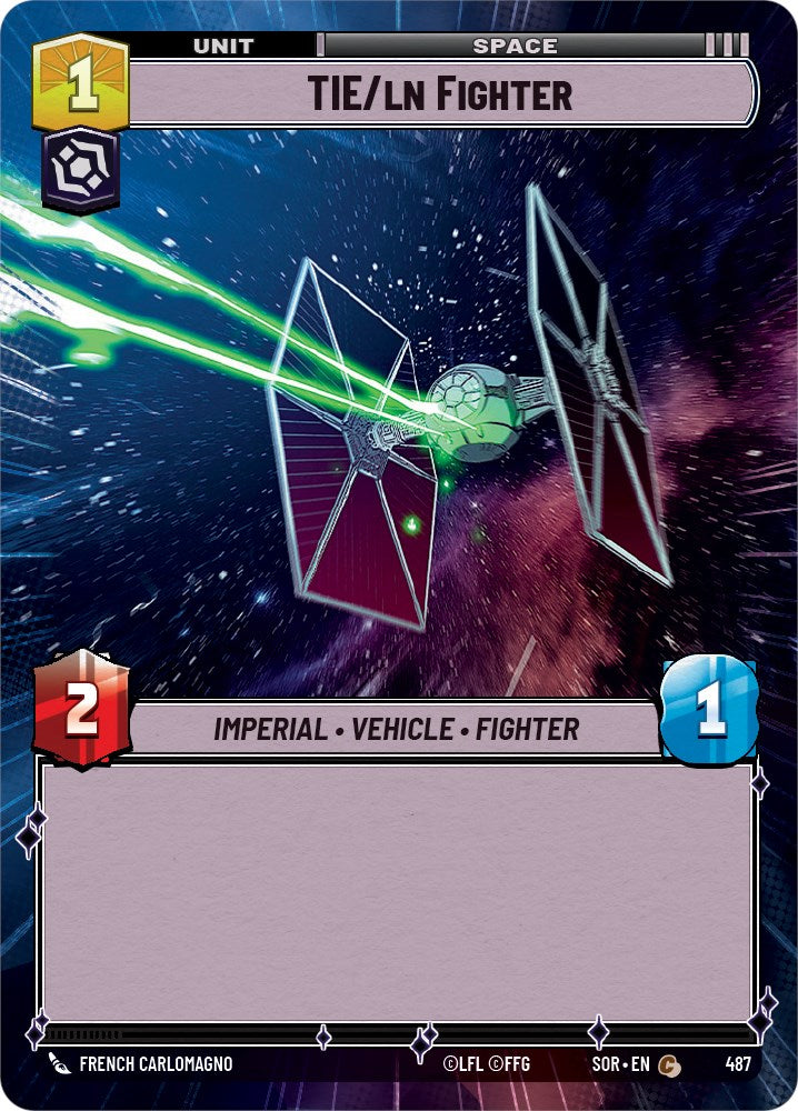 TIE/ln Fighter (Hyperspace) (487) [Spark of Rebellion] | Galactic Gamez