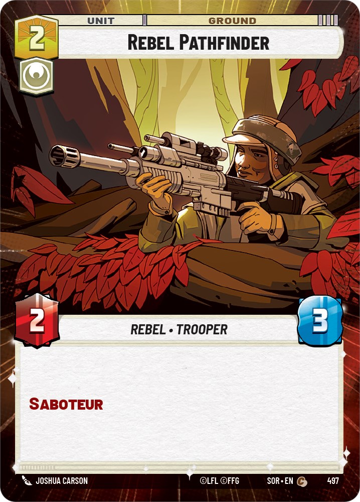 Rebel Pathfinder (Hyperspace) (497) [Spark of Rebellion] | Galactic Gamez