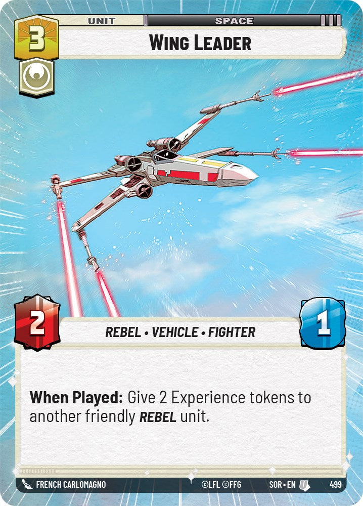 Wing Leader (Hyperspace) (499) [Spark of Rebellion] | Galactic Gamez