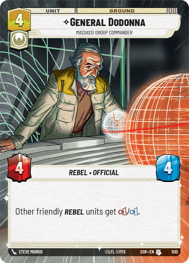 General Dodonna - Massassi Group Commander (Hyperspace) (500) [Spark of Rebellion] | Galactic Gamez