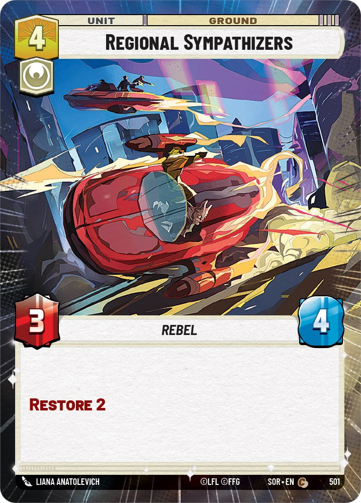 Regional Sympathizers (Hyperspace) (501) [Spark of Rebellion] | Galactic Gamez