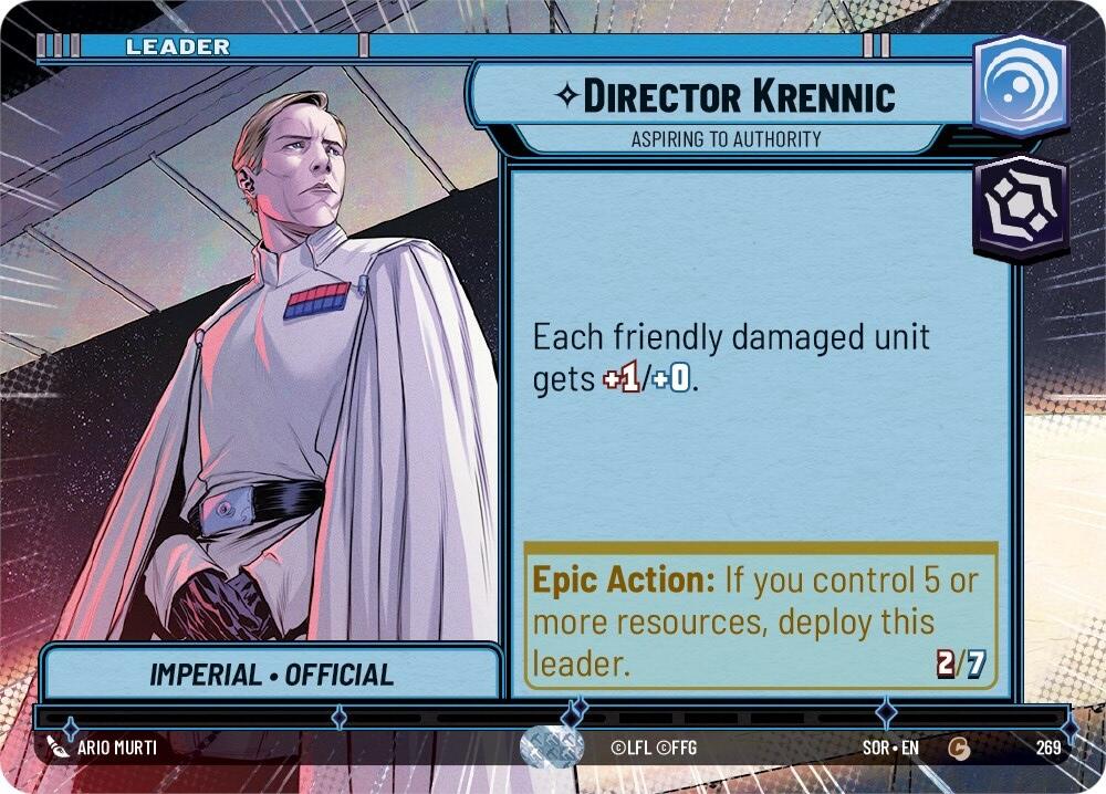 Director Krennic - Aspiring to Authority (Hyperspace) (269) [Spark of Rebellion] | Galactic Gamez