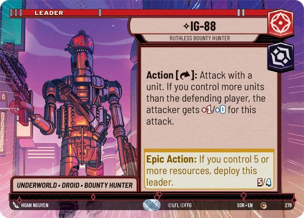 IG-88 - Ruthless Bounty Hunter (Hyperspace) (278) [Spark of Rebellion] | Galactic Gamez