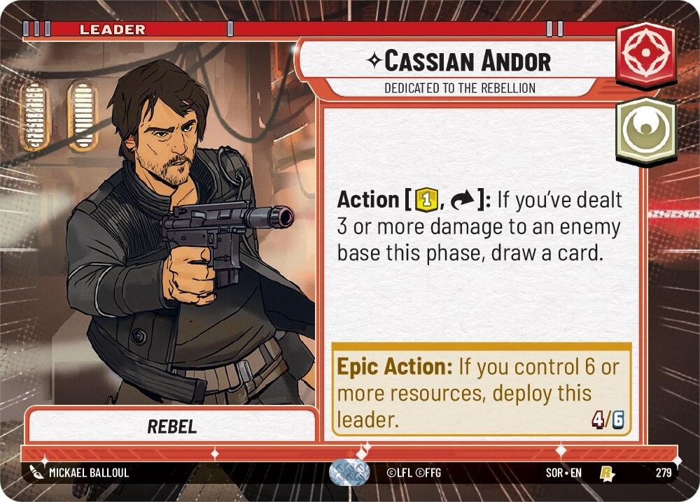 Cassian Andor - Dedicated to the Rebellion (Hyperspace) (279) [Spark of Rebellion] | Galactic Gamez