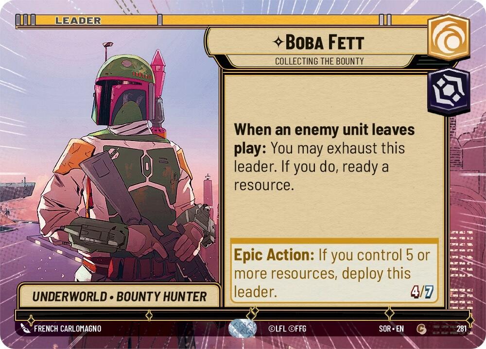 Boba Fett - Collecting the Bounty (Hyperspace) (281) [Spark of Rebellion] | Galactic Gamez