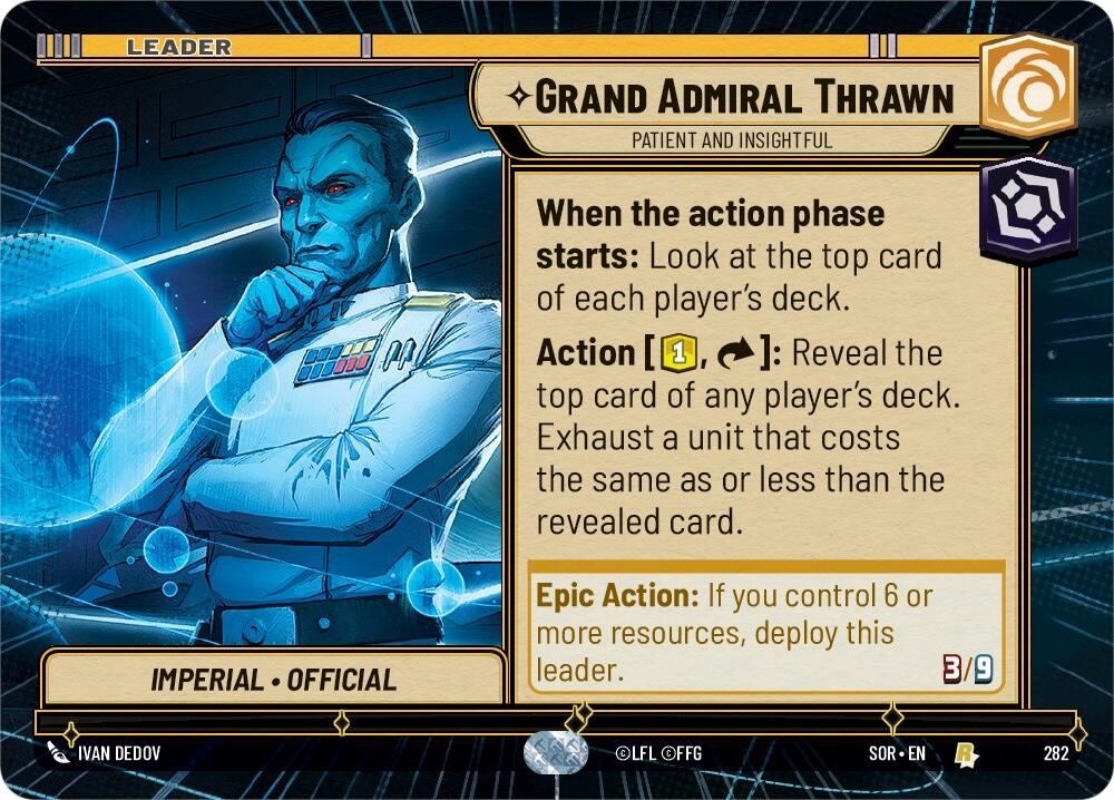 Grand Admiral Thrawn - Patient and Insightful (Hyperspace) (282) [Spark of Rebellion] | Galactic Gamez