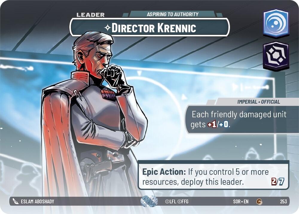 Director Krennic - Aspiring to Authority (Showcase) (253) [Spark of Rebellion] | Galactic Gamez