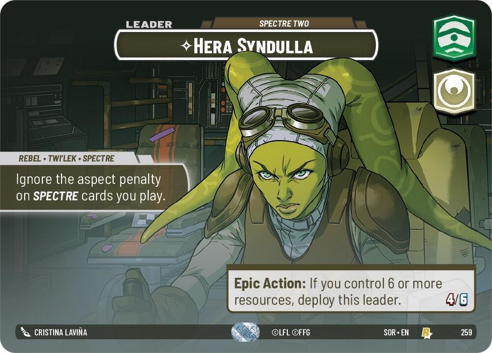 Hera Syndulla - Spectre Two (Showcase) (259) [Spark of Rebellion] | Galactic Gamez