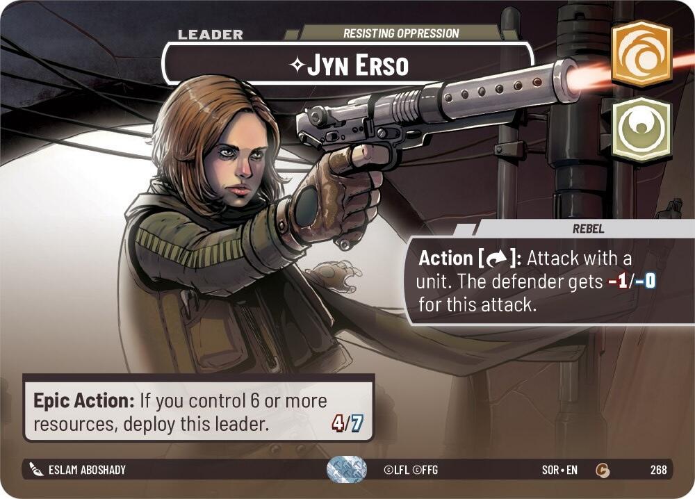Jyn Erso - Resisting Oppression (Showcase) (268) [Spark of Rebellion] | Galactic Gamez