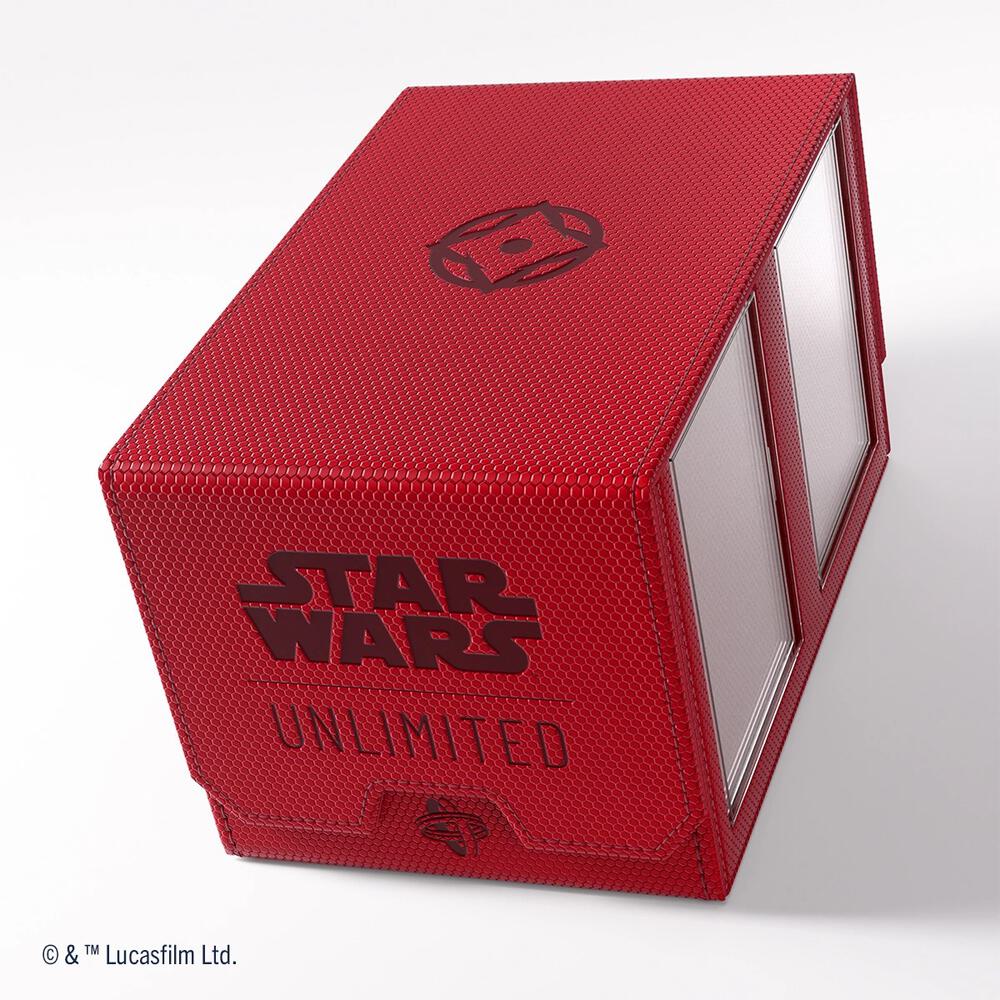 Star Wars: Unlimited Double Deck Pod (Red) - GameGenic Deck Boxes | Galactic Gamez