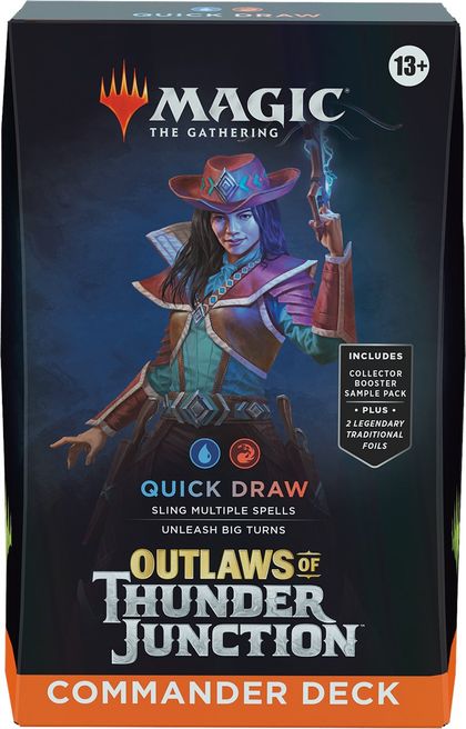 Outlaws of Thunder Junction Commander Deck - Quick Draw (OTC) | Galactic Gamez