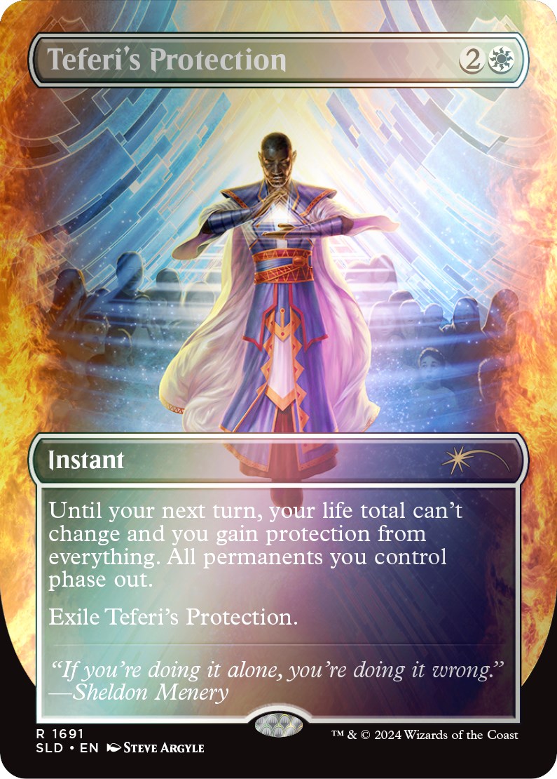 Teferi's Protection (1691) (Rainbow Foil) [Secret Lair Drop Series] | Galactic Gamez