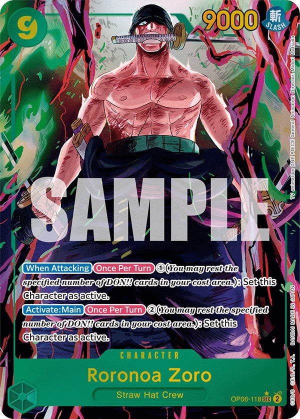 Roronoa Zoro (Alternate Art) [Wings of the Captain] | Galactic Gamez