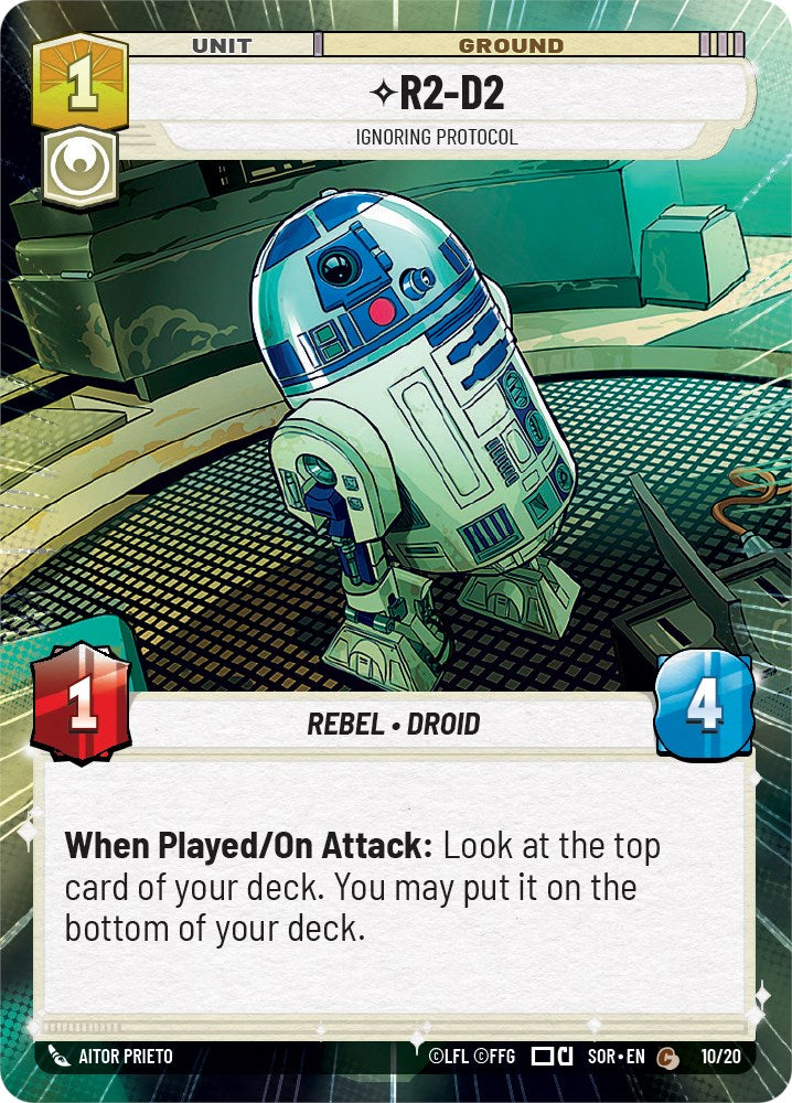 R2-D2 - Ignoring Protocol (Hyperspace) (10/20) [Spark of Rebellion: Weekly Play] | Galactic Gamez