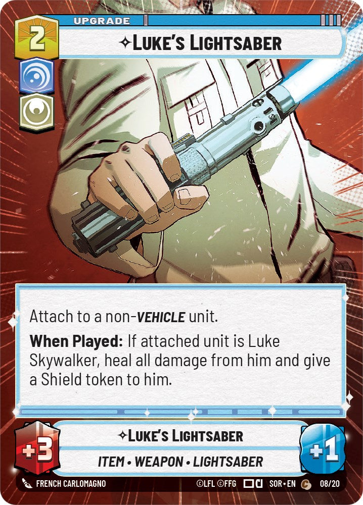 Luke's Lightsaber (Hyperspace) (8/20) [Spark of Rebellion: Weekly Play] | Galactic Gamez