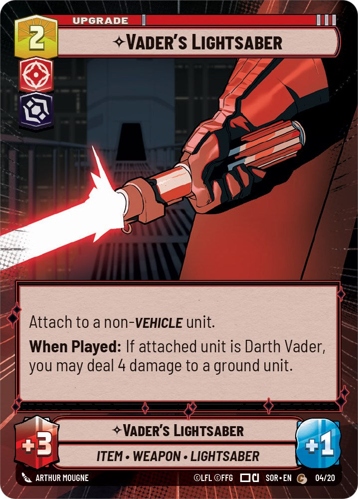 Vader's Lightsaber (Hyperspace) (4/20) [Spark of Rebellion: Weekly Play] | Galactic Gamez