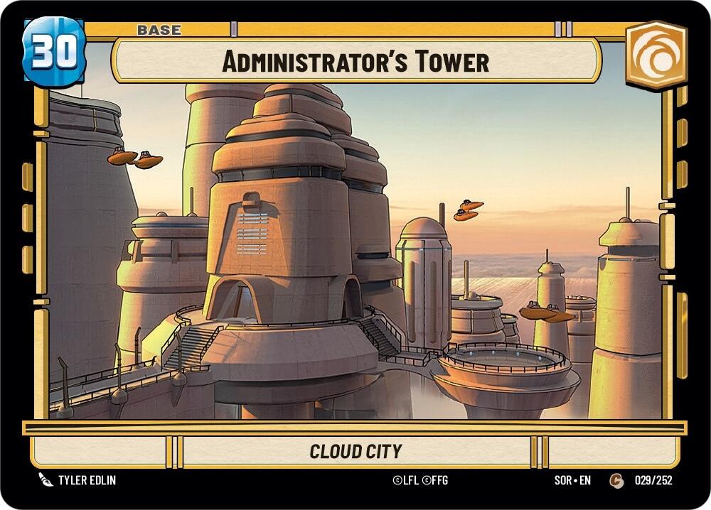 Administrator's Tower // Shield (29 // T02) [Spark of Rebellion] | Galactic Gamez