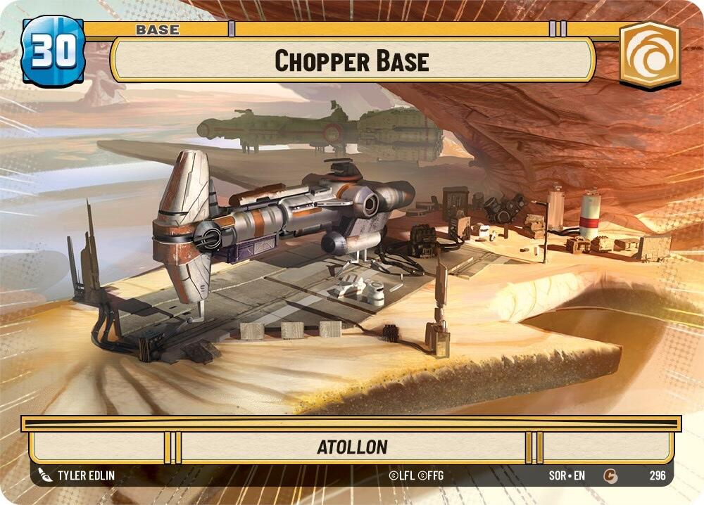 Chopper Base // Shield (Hyperspace) (296 // T04) [Spark of Rebellion] | Galactic Gamez