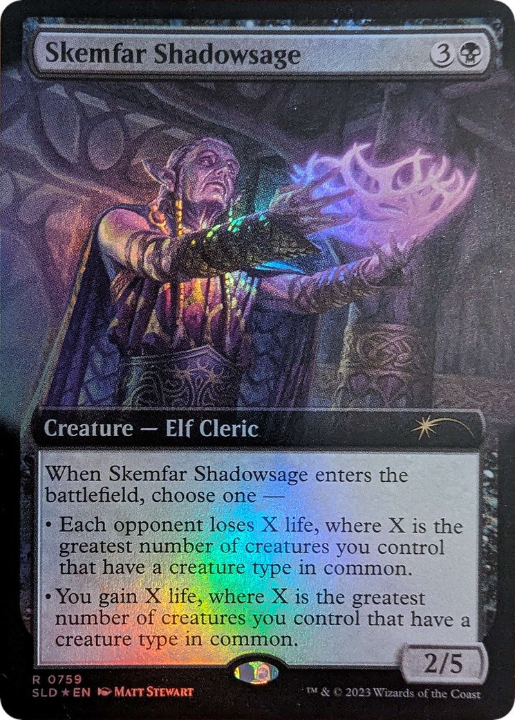 Skemfar Shadowsage (Extended Art) [Secret Lair Drop Series] | Galactic Gamez
