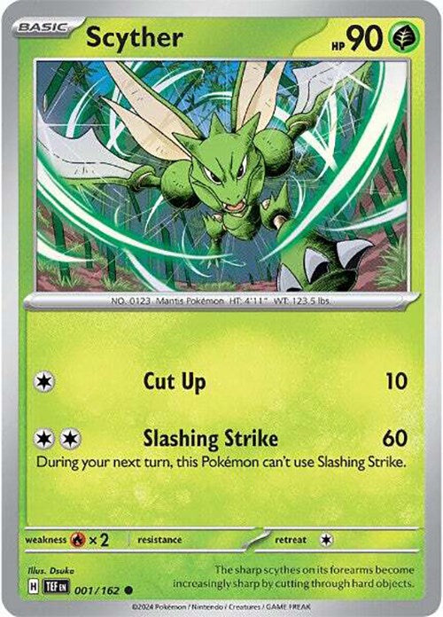 Scyther (001/162) [Scarlet & Violet: Temporal Forces] | Galactic Gamez