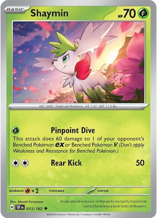 Shaymin (013/162) [Scarlet & Violet: Temporal Forces] | Galactic Gamez