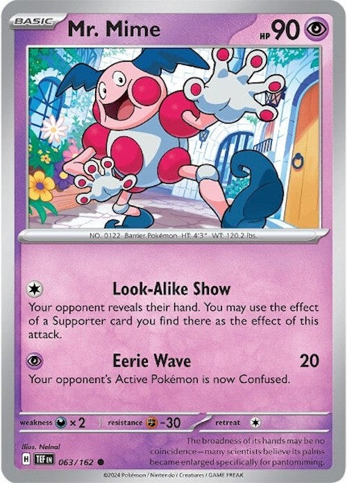 Mr. Mime (063/162) [Scarlet & Violet: Temporal Forces] | Galactic Gamez