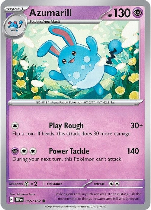 Azumarill (065/162) [Scarlet & Violet: Temporal Forces] | Galactic Gamez